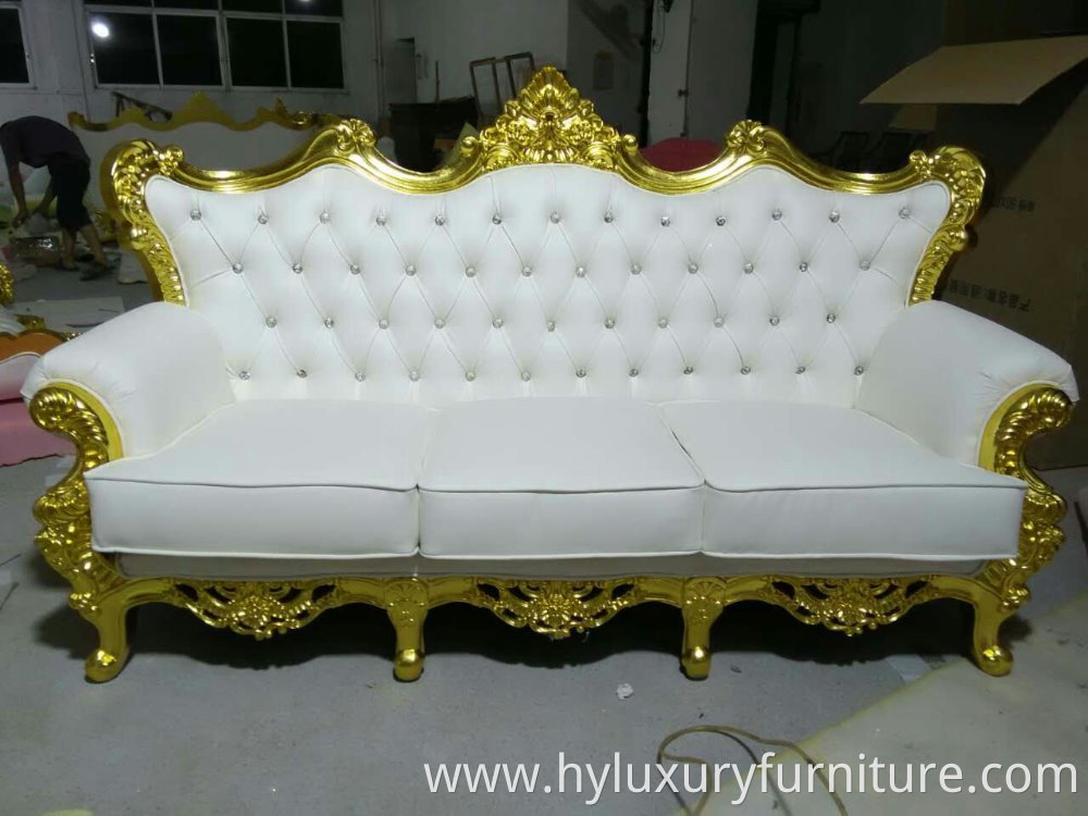 luxury wooden Dubai wedding sofa furniture